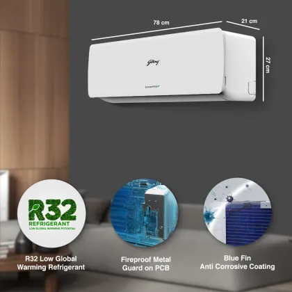Godrej EI 11NINV3R32 WYE 0.8 Ton 3 Star 2024 Inverter Split AC