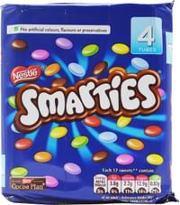 Nestle Smarties 4 Tube Pack Pouch, 152 g