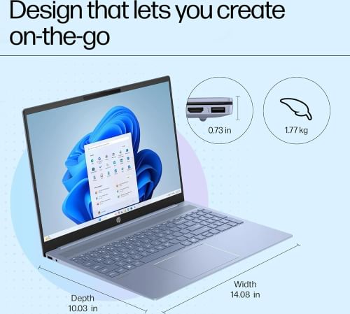 HP OmniBook 5 16-ba1123TU Laptop (13th Gen Core i5/ 16GB/ 512GB SSD/ Win11)