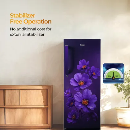 Haier HED-225PXBA-P 215 L 5 Star Single Door Refrigerator