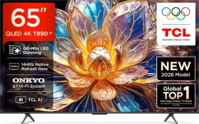 TCL T89D 65 inch Ultra HD 4K Smart QLED TV (65T89D)