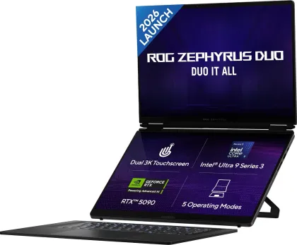 Asus ROG Zephyrus Duo 16 OLED (2026) GX651AR-SR074WS Gaming Laptop (Intel Core Ultra 9 386H/ 32GB/ 2TB SSD/ Win11/ 12GB Graphics RTX 5070 Ti)