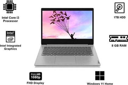 Lenovo IdeaPad 3 81WB018YIN Laptop (10th Gen Core i3/ 8GB/ 1TB HDD/ Win11 Home)