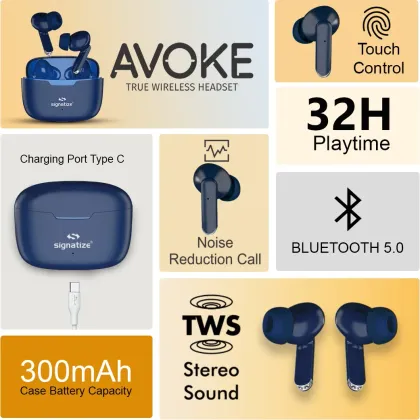 Signatize SZ-1131 Truly Wireless Earbuds