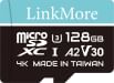 LinkMore XV23 Lite 128GB Micro SDXC UHS-I Memory Card