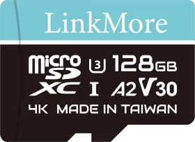 LinkMore XV23 Lite 128GB Micro SDXC UHS-I Memory Card