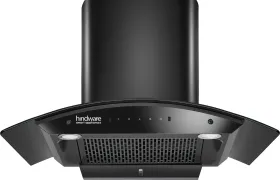 Hindware Ripple BLK Plus Autoclean 75 IN Wall Mounted Chimney