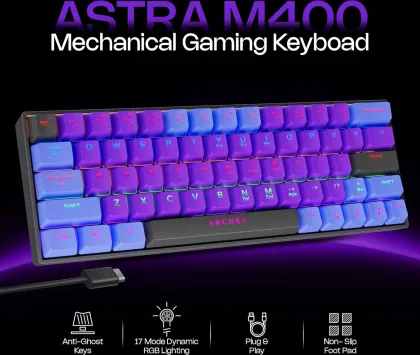 Archer Tech Lab Astra M400 Wired Mechanical Gaming Keyboard - image 3