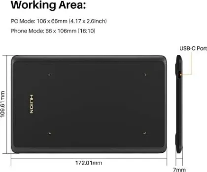 Huion H420X OSU Graphics Drawing Tablet - image 3