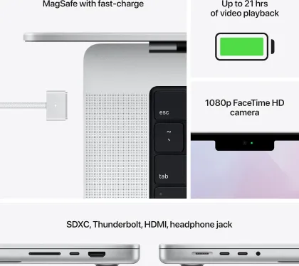 Apple MacBook Pro 16 2021 MK1F3LL/A Laptop (Apple M1 Pro/ 16GB/ 1TB SSD/ macOS)