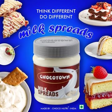 Choco Nutri Chocolate Spreads - Milk Spreads - 350 gm
