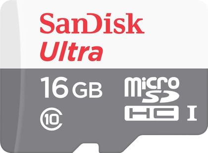 SanDisk 16GB UHS-I 48MB/s Class 10 Ultra MicroSD Card