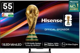 Hisense U7SE 55 inch Ultra HD 4K Smart Mini LED TV (55U7SE)