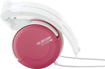 Elecom Portable Dual Air Duct Wired Headphones (Over the Head)