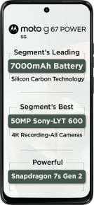 OnePlus Nord CE 5 5G (12GB RAM + 256GB) vs Motorola Moto G67 Power 5G