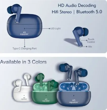 Signatize SZ-1130 Truly Wireless Earbuds