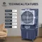 Novamax Gloster Plus 150 L Desert Air Cooler