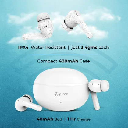 pTron Basspods P481 True Wireless Earbuds