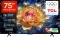 TCL T8D 75 inch Ultra HD 4K Smart QLED TV (75T8D)