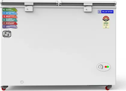 Blue Star CF5-396NEYW 350 L Double Door Deep Freezer