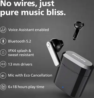 Philips Audio TAT3225 True Wireless Earbuds
