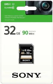 Sony 32GB UHS-I Class 10 90 MB/s SDHC Memory Card
