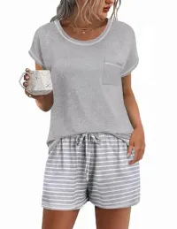 Ekouaer Women's Pajama Set