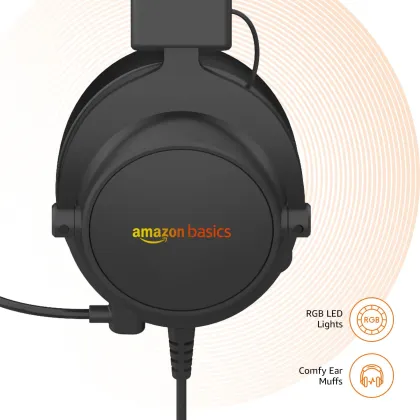 AmazonBasics H1 Wired Headphones