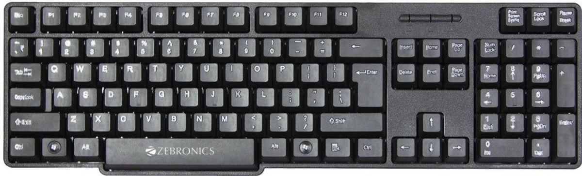 zebronics keyboard low price