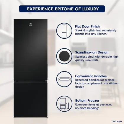 Electrolux EBM3402L-B 335 L 1 Star Double Door Refrigerator