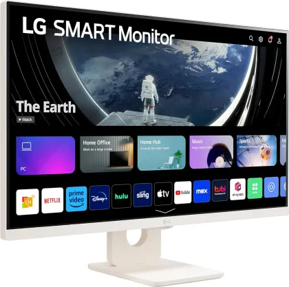LG 27SR50F-W 27 inch Full HD Smart Monitor