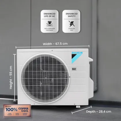 Daikin FTL30UV16V1 0.9 Ton 3 Star 2024 Split AC