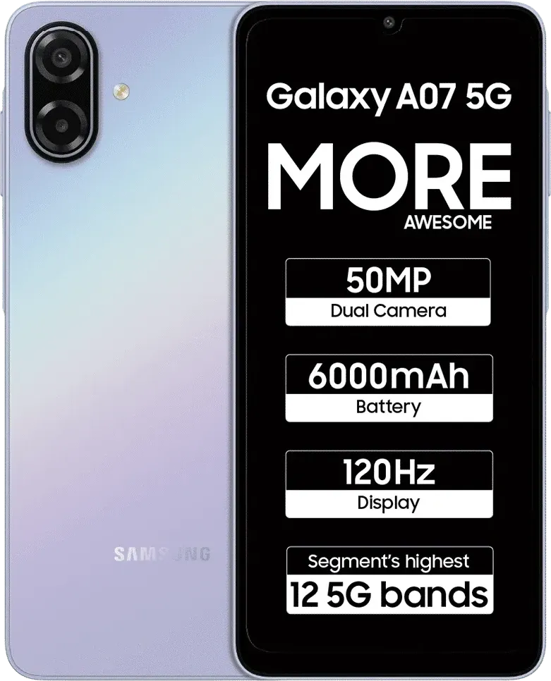 Samsung Galaxy A07 5G 6GB RAM 128GB Price In India Aug 2026 
