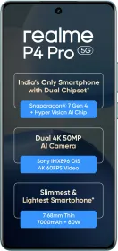 Realme P4 Pro 5G (8GB RAM + 256GB)