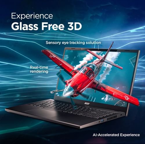 Acer Aspire 3D 15 SpatialLabs Edition 3D Laptop (13th Gen Core i5/ 16GB/ 512GB SSD/ Win11/ 4GB RTX 2050)