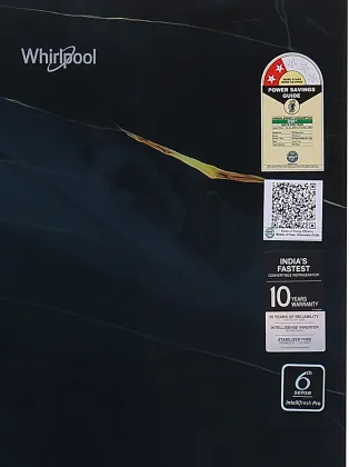 Whirlpool IFPRO INV CNV 355GD Jade Marble-Y 308 L 2 Star Double Door Refrigerator