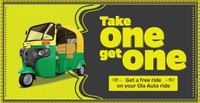 Take an Ola Auto ride today and get the next ride free.