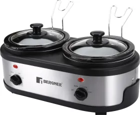 Bergner BG-193 Supreme Twin Pot 1.5L Electric Slow Cooker