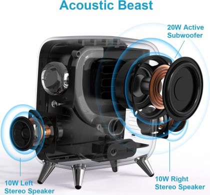 Divoom Tivoo Max Smart 40W Portable Speaker Price in India 2024, Full ...