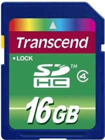 Transcend 16GB High Speed SDHC Class 4 Flash Memory Card