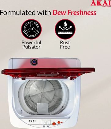 Akai AKFA-65DWRPF 6.5 Kg Fully Automatic Top Load Washing Machine