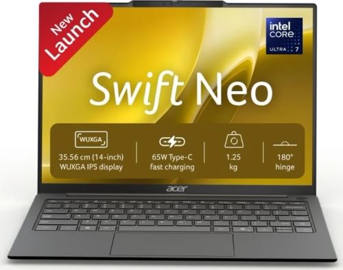 Acer Swift Neo 14 SFN14-55 Laptop (Intel Core Ultra 7 155H / 16GB/ 512GB SSD/Win 11)