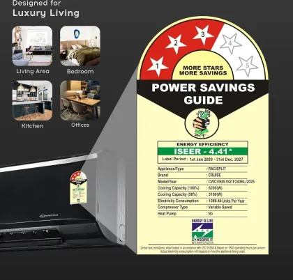Cruise CWCVBM-VQ1F243BL 2 Ton 3 Star 2026 Inverter Split AC