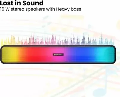 Portronics Pure Sound Pro 6 16W Bluetooth Soundbar