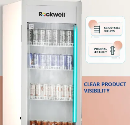 Rockwell RVC320A 320 L Single Glass Door Visi Cooler