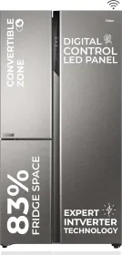Haier HRT-683ISU1 598 L Side by Side Refrigerator