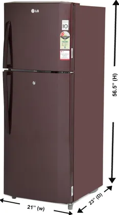 LG GL-B252VMGY 240 L Double Door Refrigerator