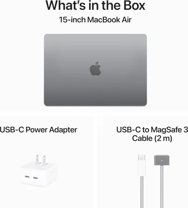 Apple MacBook Air 15 2024 Laptop (Apple M3/ 16GB/ 256GB SSD/ macOS)