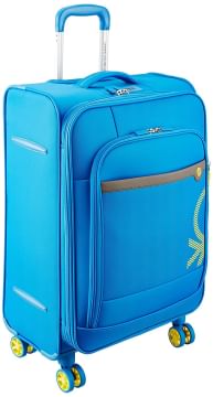 United Colors of Benetton Polyester 80 cms Blue Suitcase (0IP6SPO28P01I)