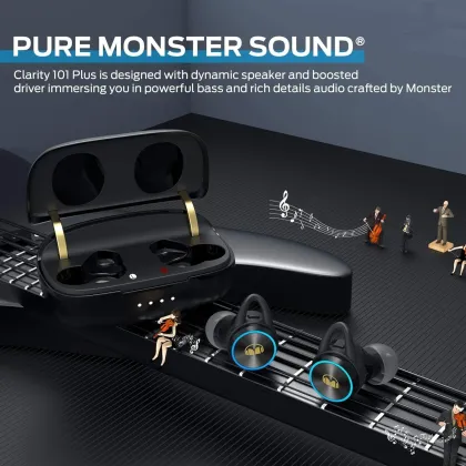 Monster Clarity 101 Plus AirLinks True Wireless Earbuds